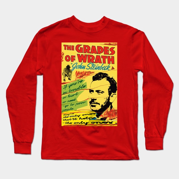 John Steinbeck Long Sleeve T-Shirt by Exile Kings 